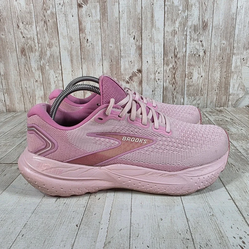 Brooks Glycerin 21 Womens Running Shoes Pink Mauve 1204081B610 Size 10